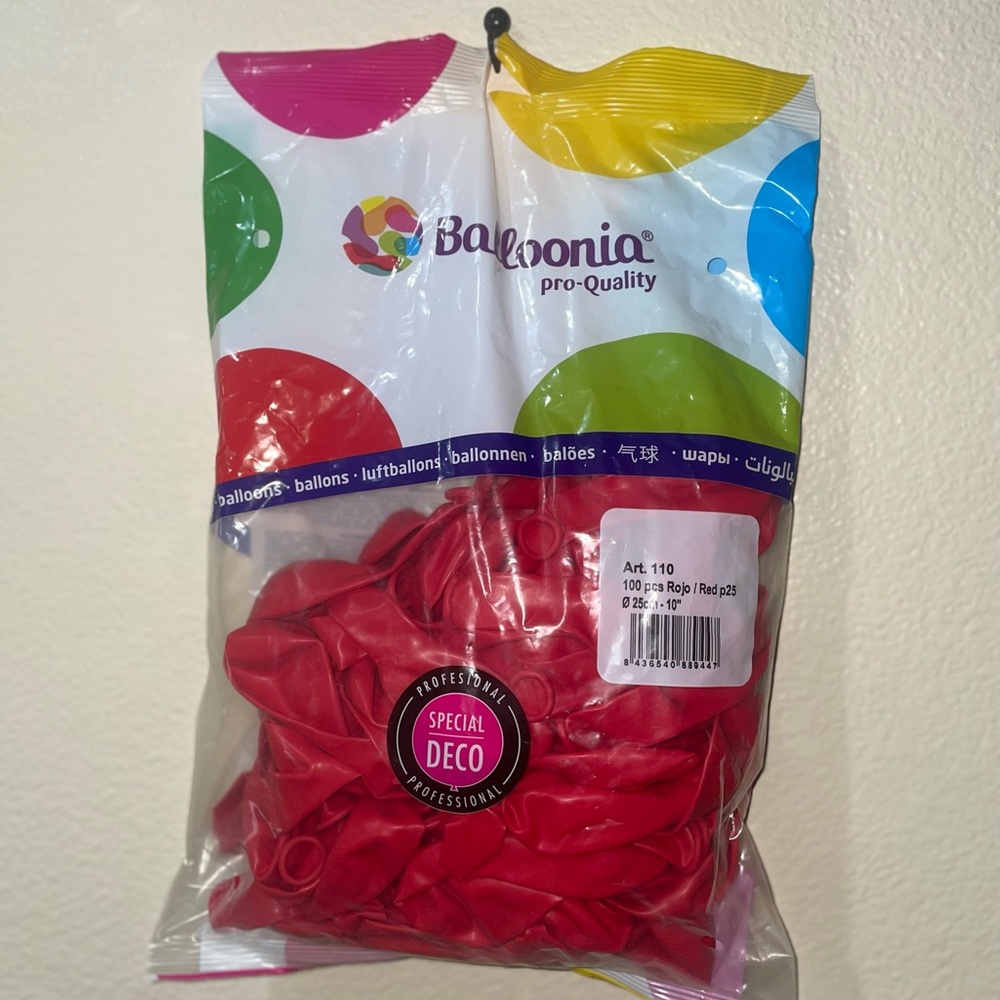 Red Balloons 10’inch